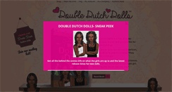 Desktop Screenshot of doubledutchdolls.com
